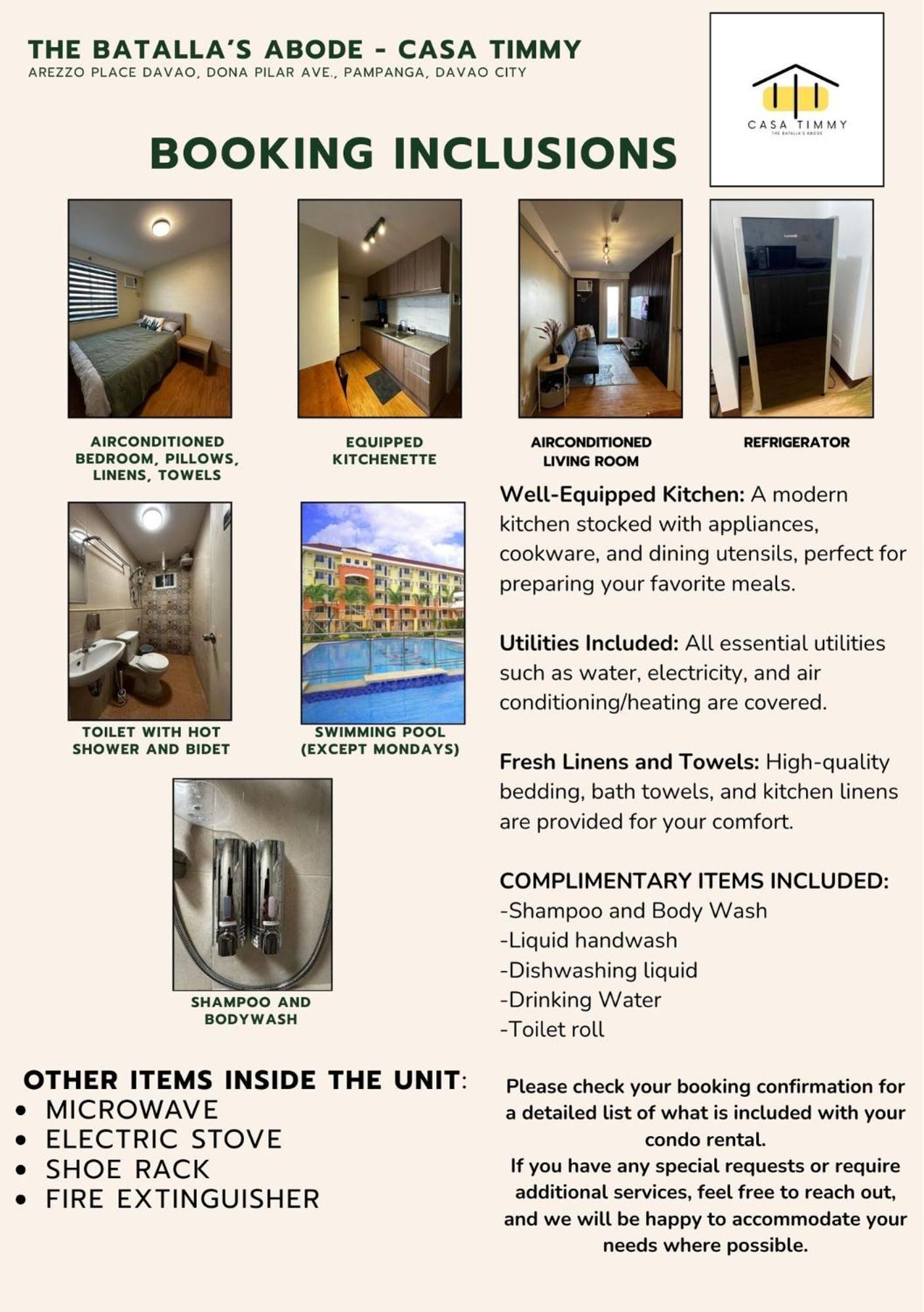 Minimalist 1-Bedroom Condo Unit Casa Timmy Davao City Eksteriør billede